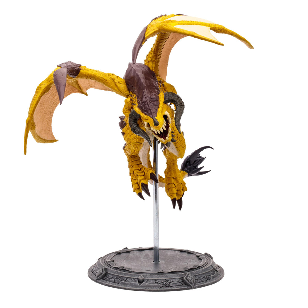 Flight stand base included with McFarlane Toys World of Warcraft figures for dramatic poses