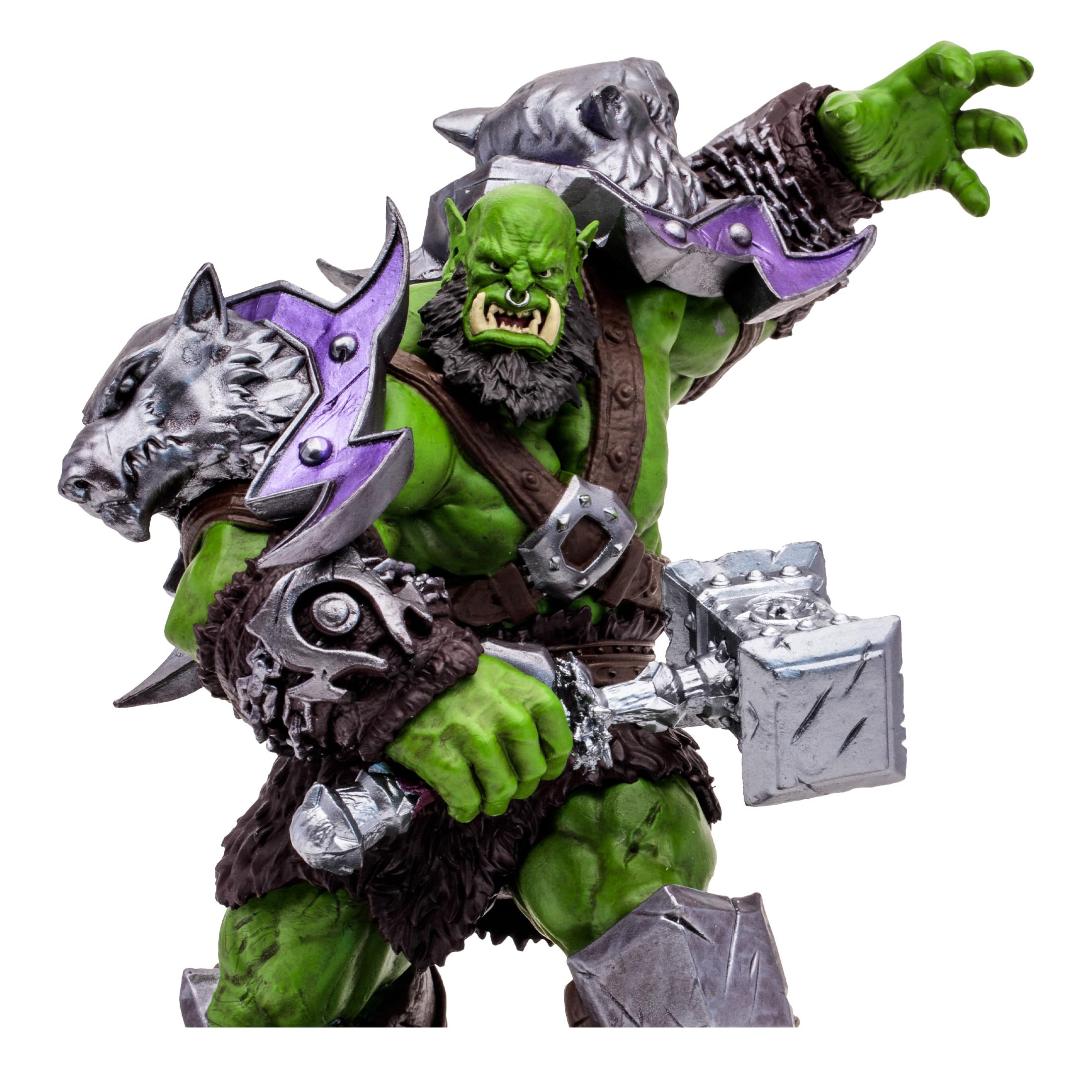 McFarlane Toys World of Warcraft Orc weapons set for customizable display