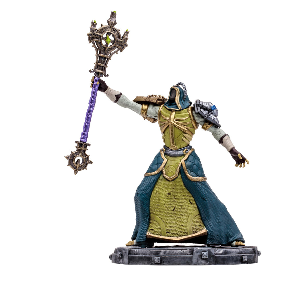 McFarlane Toys WOW undead priest-warlock extra hand for expressive gestures.