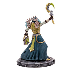 McFarlane Toys WOW undead priest-warlock mystery weapon for collectors curiosity.