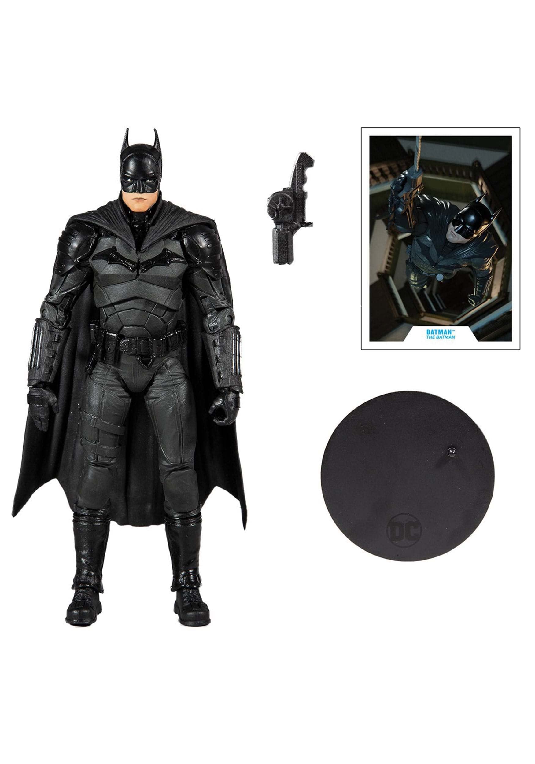 Figure on base for stable, display-ready setups.