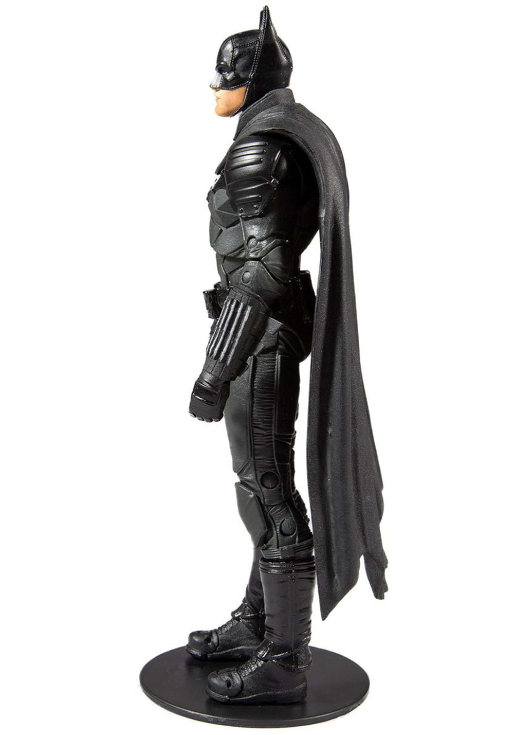 Pose-ready figure for fan recreations and displays.