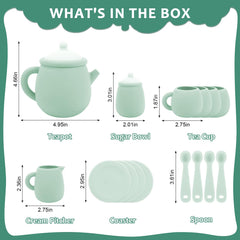 MCGMITT four silicone coasters protect surfaces during pretend tea