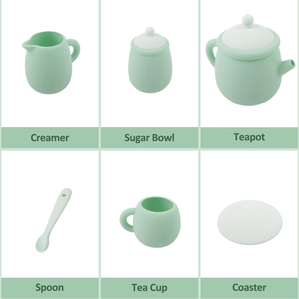 MCGMITT four silicone spoons designed for easy grip by small hands