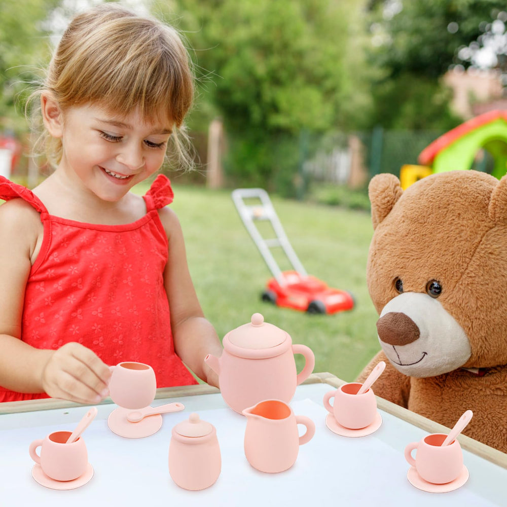 MCGMITT silicone spoons for little hands with smooth pour capability