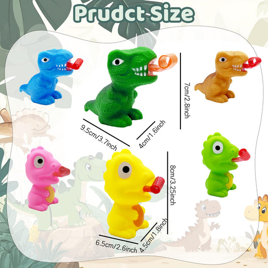 Mchochy Dino Tongue Out yellow toy ideal for classroom prizes