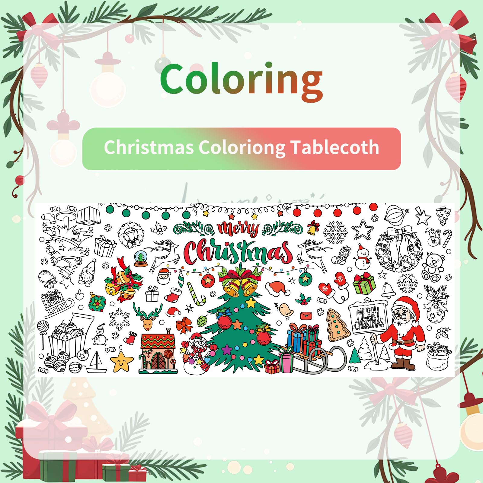 Mchochy 30x72 inch banner doubles as a tablecloth and wall decoration for festive setups.