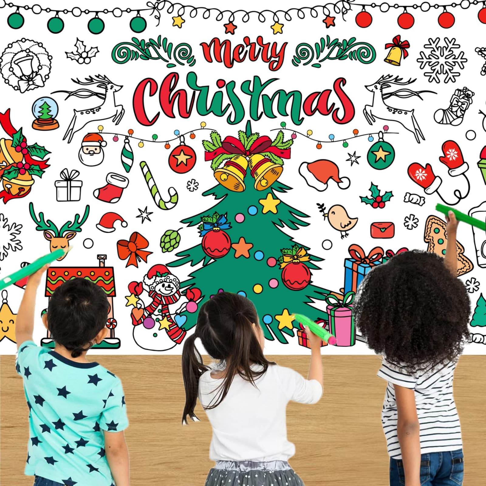 Mchochy premium paper resists tearing for longer coloring sessions in home or class.