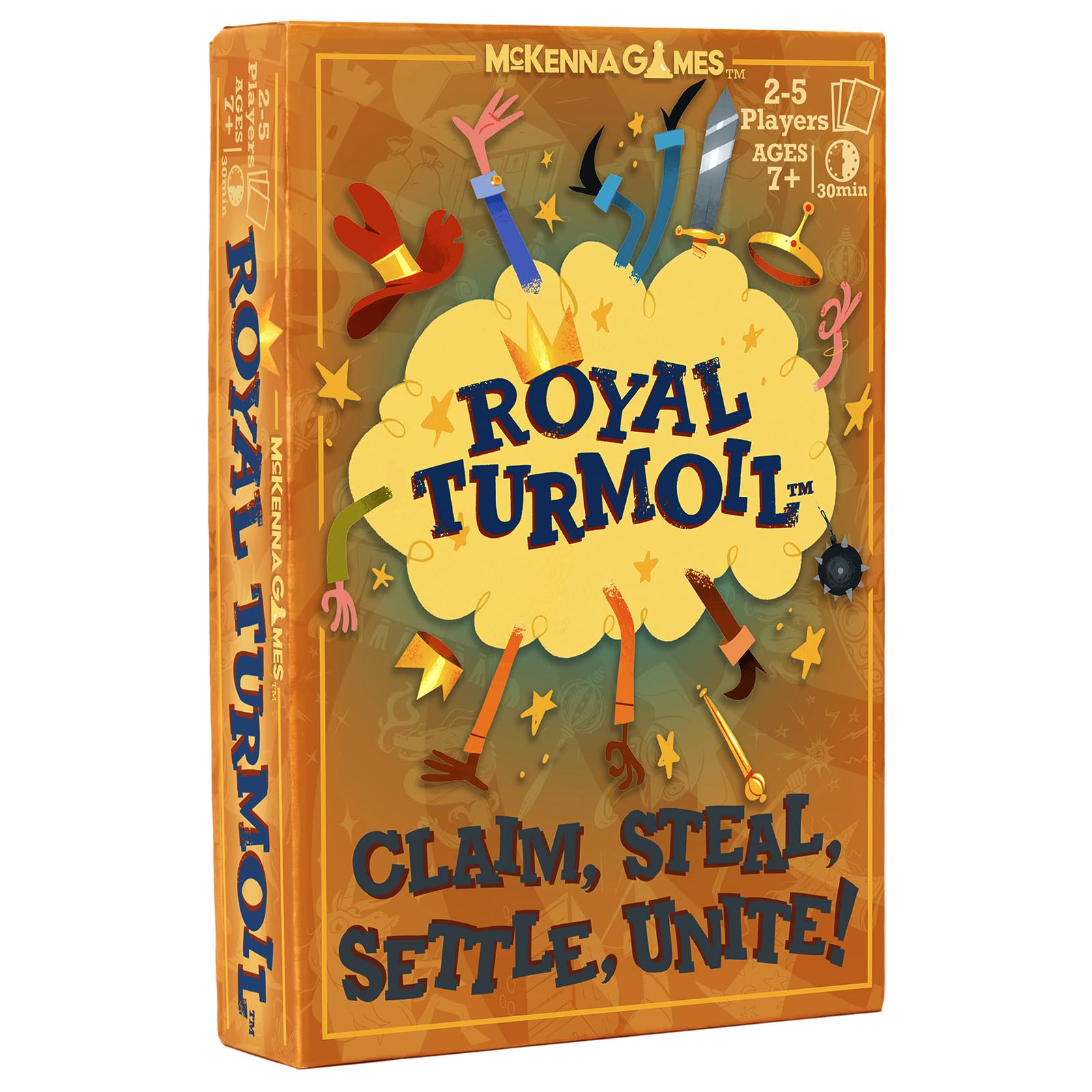 McKenna Games Royal Turmoil card pack for quick family-friendly fun.