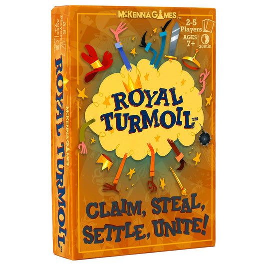 McKenna Games Royal Turmoil card pack for quick family-friendly fun.