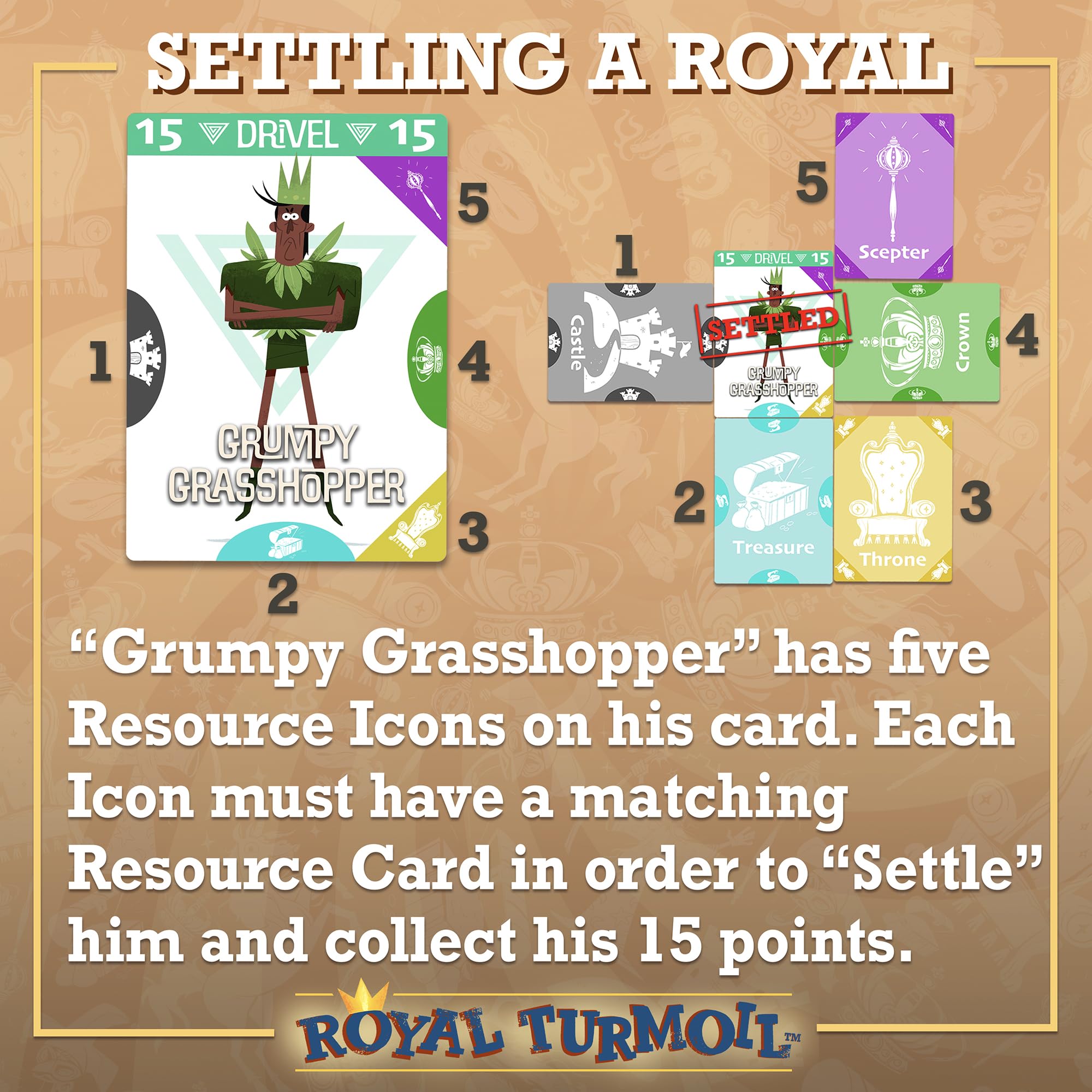 McKenna Games Royal Turmoil family-night fun for kids and adults.