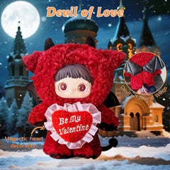 Mckkymi Maymei Be My Valentine sign plush ideal as cute desk companion