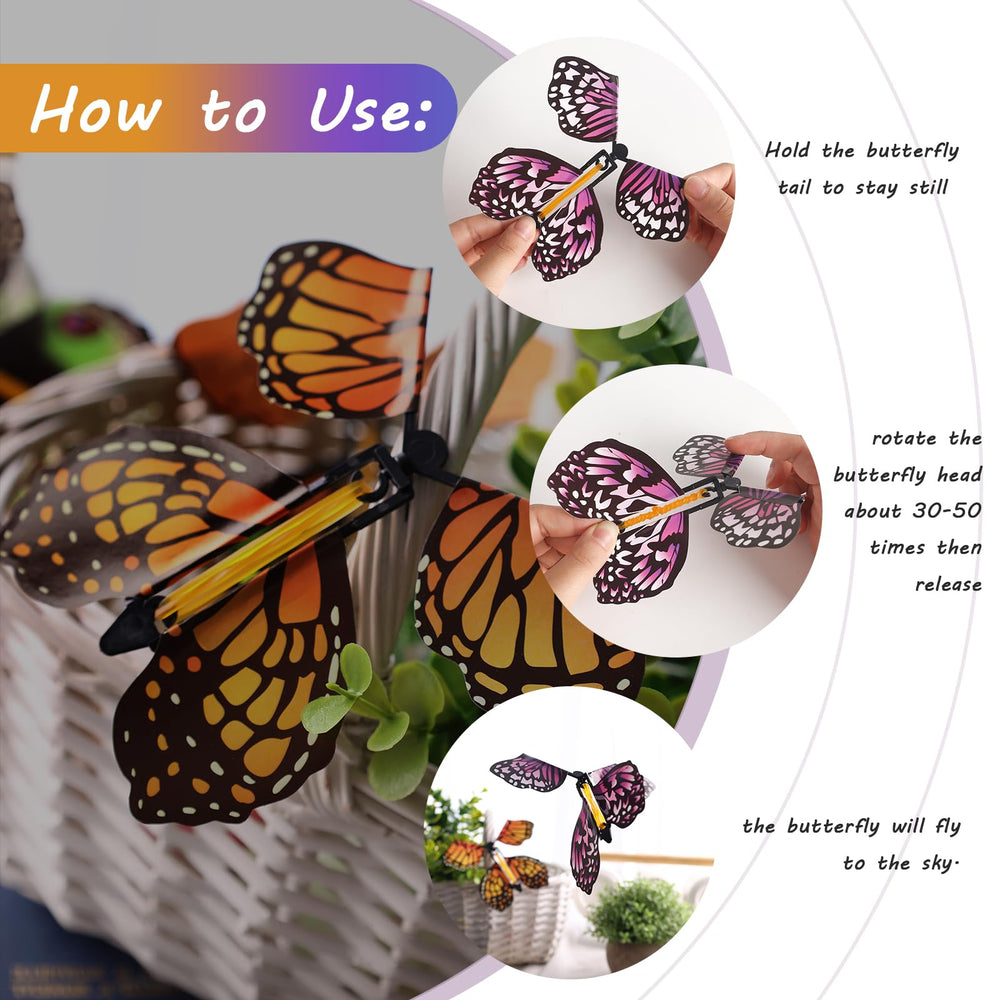 MCPINKY wind-up action illustrates quick, engaging butterfly flight.