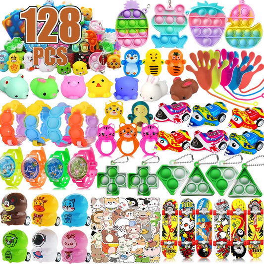 Mctuoba 128pcs pop ball for engaging party play and tactile fun