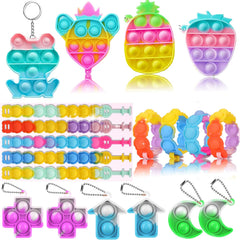 Mctuoba pop fidget keychains add playful sensory play to rewards and gift bags.