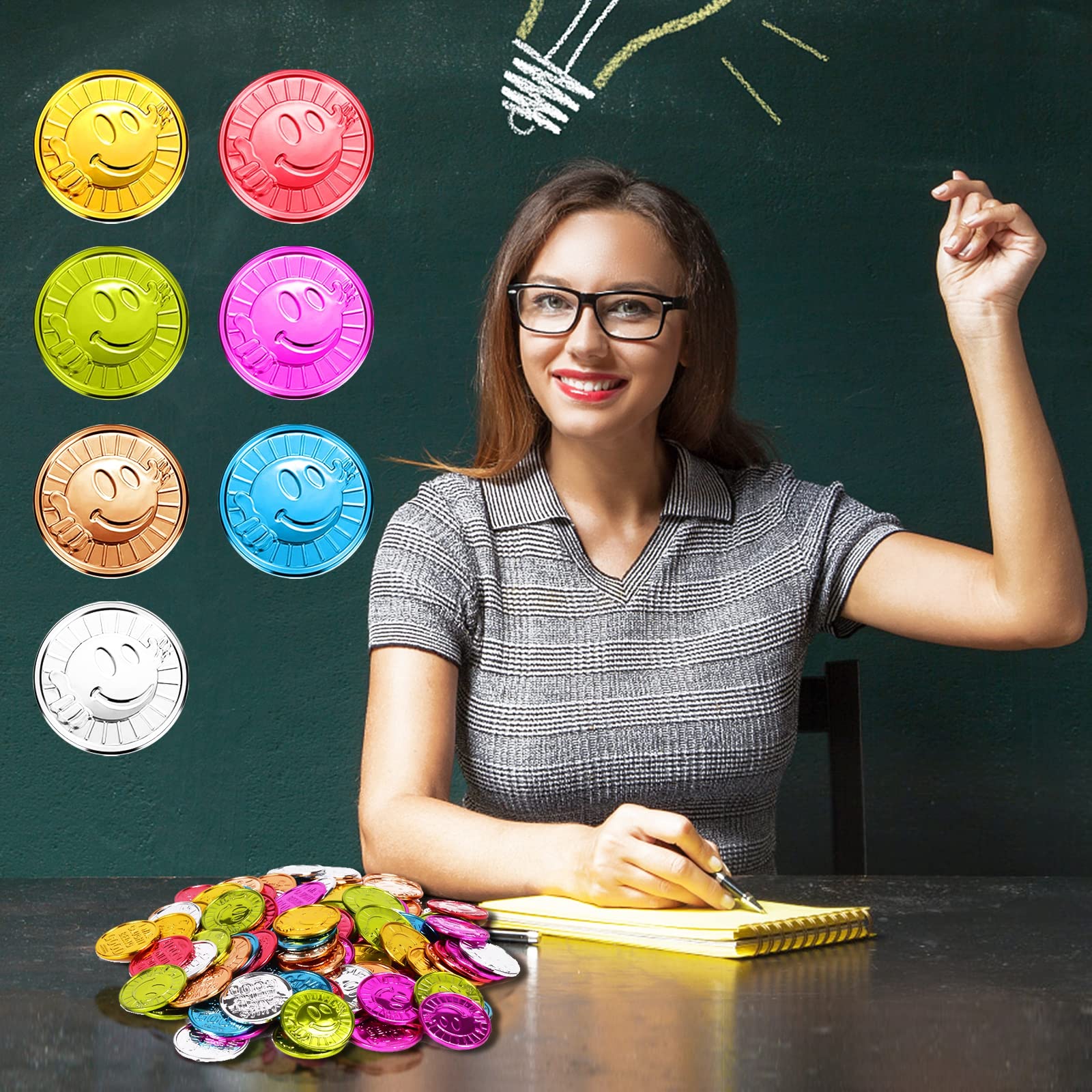 Mczxon durable plastic reward tokens built for daily use