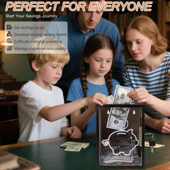 Mczxon giftable savings jar suitable for kids and adults.