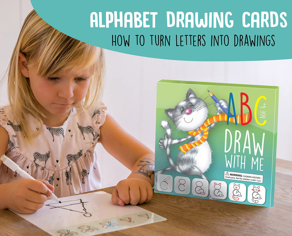 MD CREATIVE two-sided abc flashcards promote practice and handwriting control