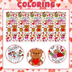 MDCGFOD all-in-one valentines activity center keeps coloring organized