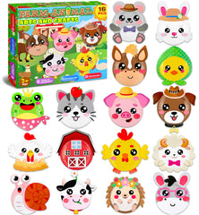 MDCGFOD farm animals paper plates craft sparks creativity with bright colors.