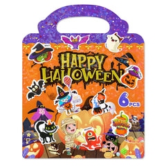 MDCGFOD Halloween sticker book cover offers engaging play on the go.