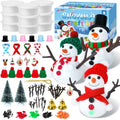 MDCGFOD Snowman Crafts nine-pack contents shown for play and creativity.