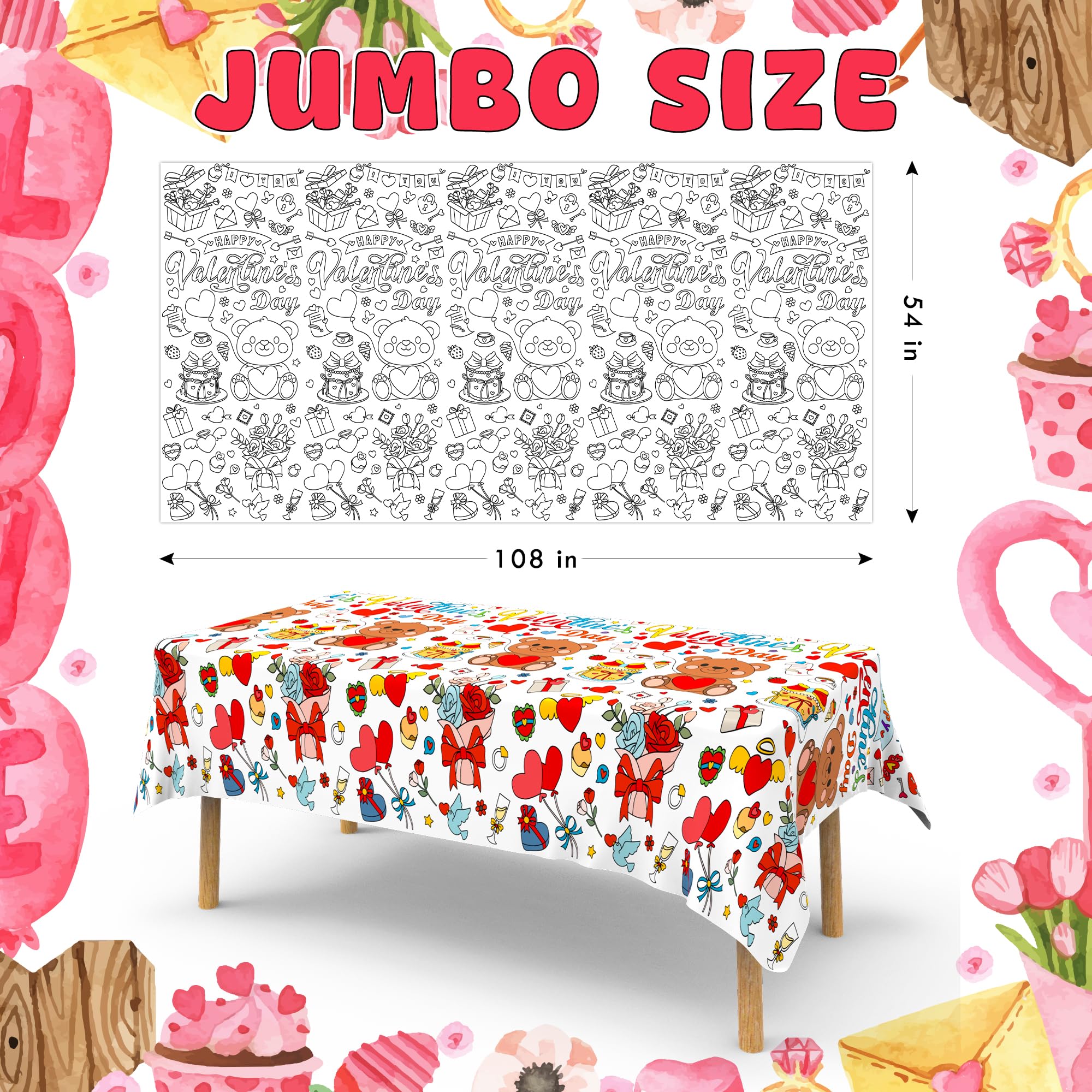 MDCGFOD tear-resistant tablecloth protects surfaces during arts and crafts