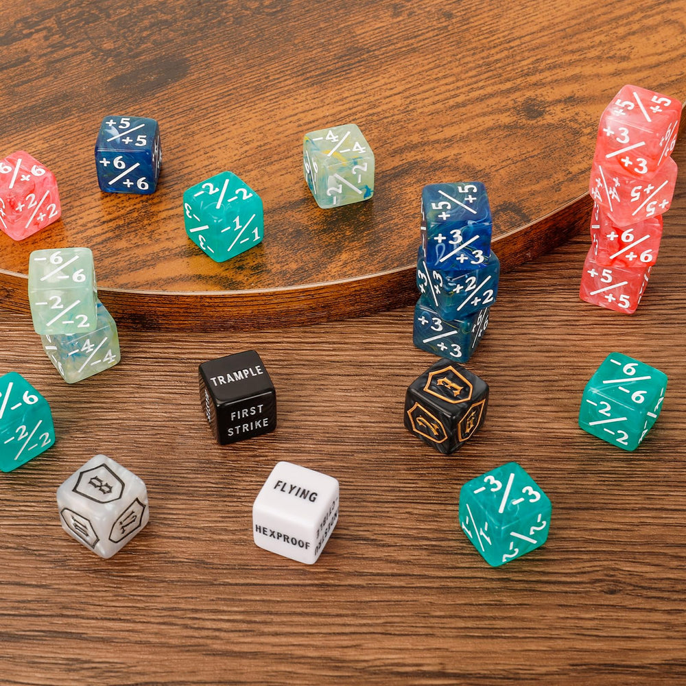 MDDSHGG minus dice counters simplify scorekeeping between turns.