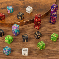 MDDSHGG MTG 20mm d20 dice included for quick checks