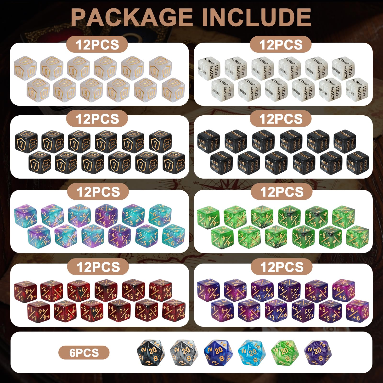 MDDSHGG MTG dice counters plus-minus for quick status updates