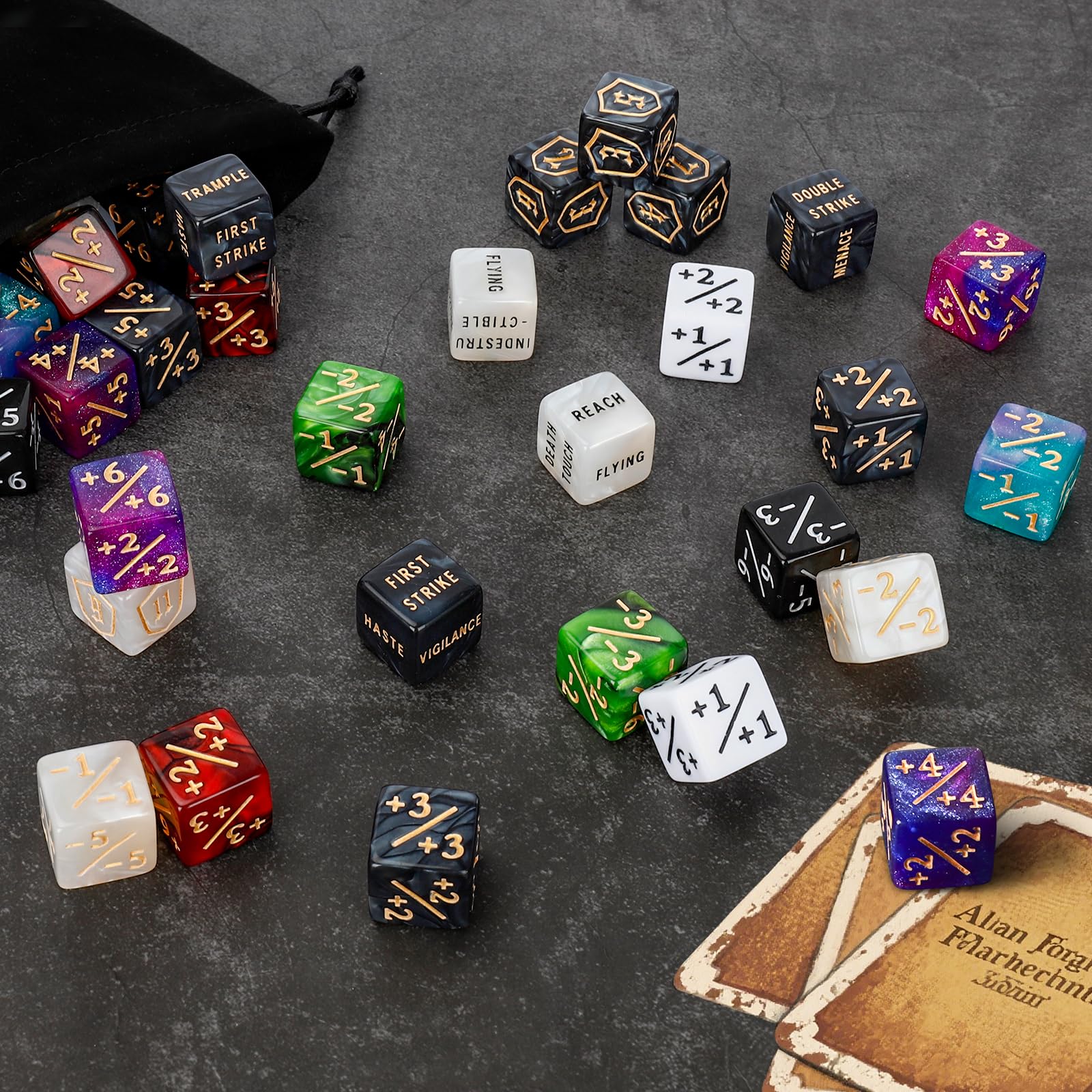 MDDSHGG trample keyword dice keeps crowding decisions readable.