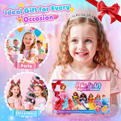MDINGTD Poke Art Princess kit gift-ready masterpieces for friends and family.