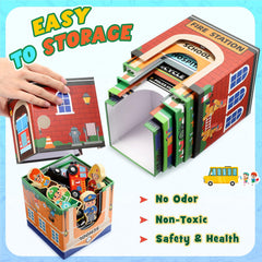 MDINGTD open-ended playset encourages cooperative learning and caregiver-led interaction.