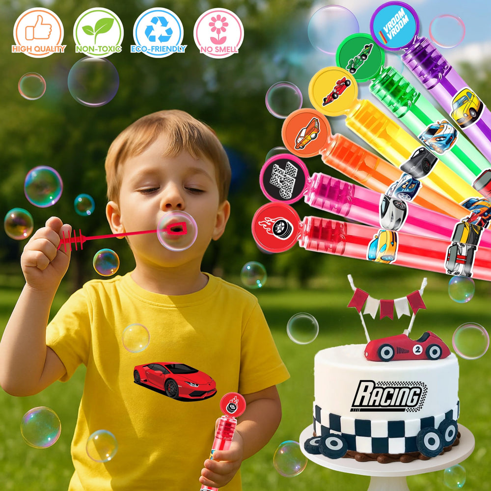 MDNHIO race car wand featuring a sports car design for celebrations