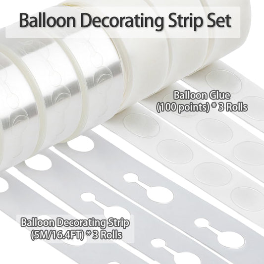 MDOZQ Balloon Arch Kit glue points securing balloon clusters for stable displays