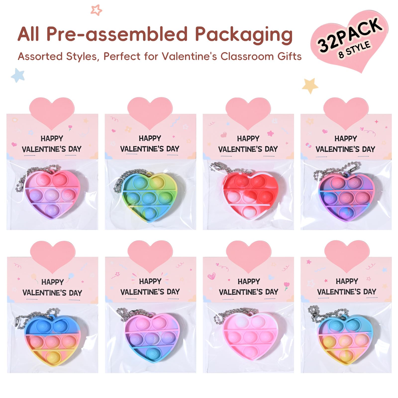 MEADIN classroom-friendly valentines set simplifies school exchange planning.