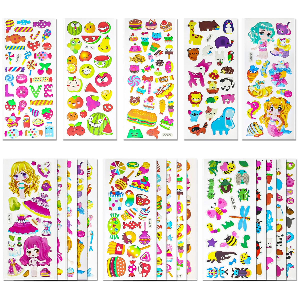 Meafeng 3D stickers animals for kids crafts and scrapbooking