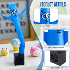 Mealivos blue office decor inflatable tube guy enhances desk ambience