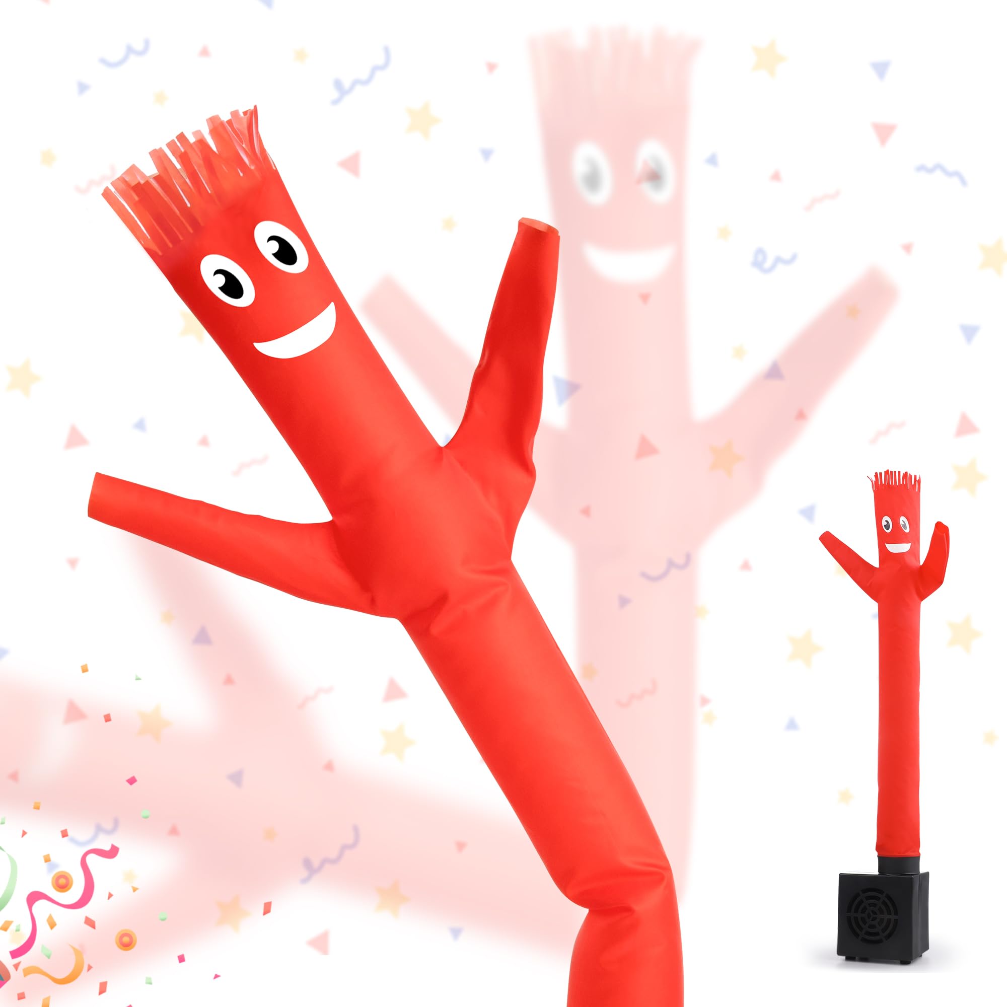 Mealivos mini wacky-waving tube guy box—compact desktop decor that sparks smiles