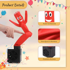 Mealivos mini wacky-waving tube guy dimensions—perfect 16.33 inch desk-sized decor