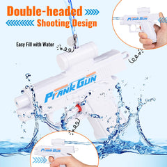 Mealivos Prank Water Gun long-range six-point-five-feet spray for backyard battles.
