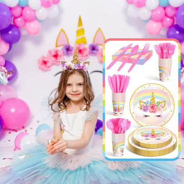 Meanplan unicorn tableware cutlery-set shows coordinated pieces for a kid-friendly meal.