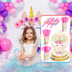 Meanplan unicorn tableware cutlery-set shows coordinated pieces for a kid-friendly meal.