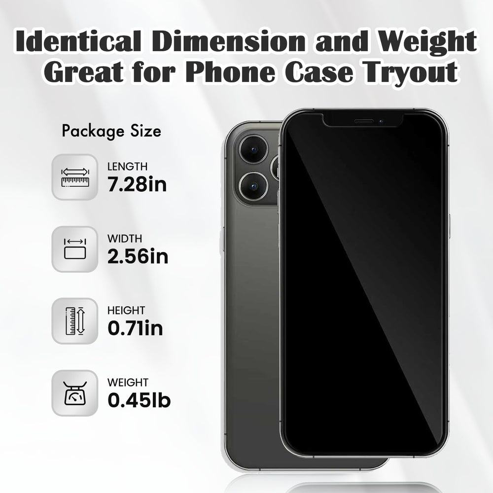 Mearar 12 Pro grey side view dummy phone for display and practice.