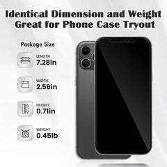 Mearar 12 Pro grey side view dummy phone for display and practice.
