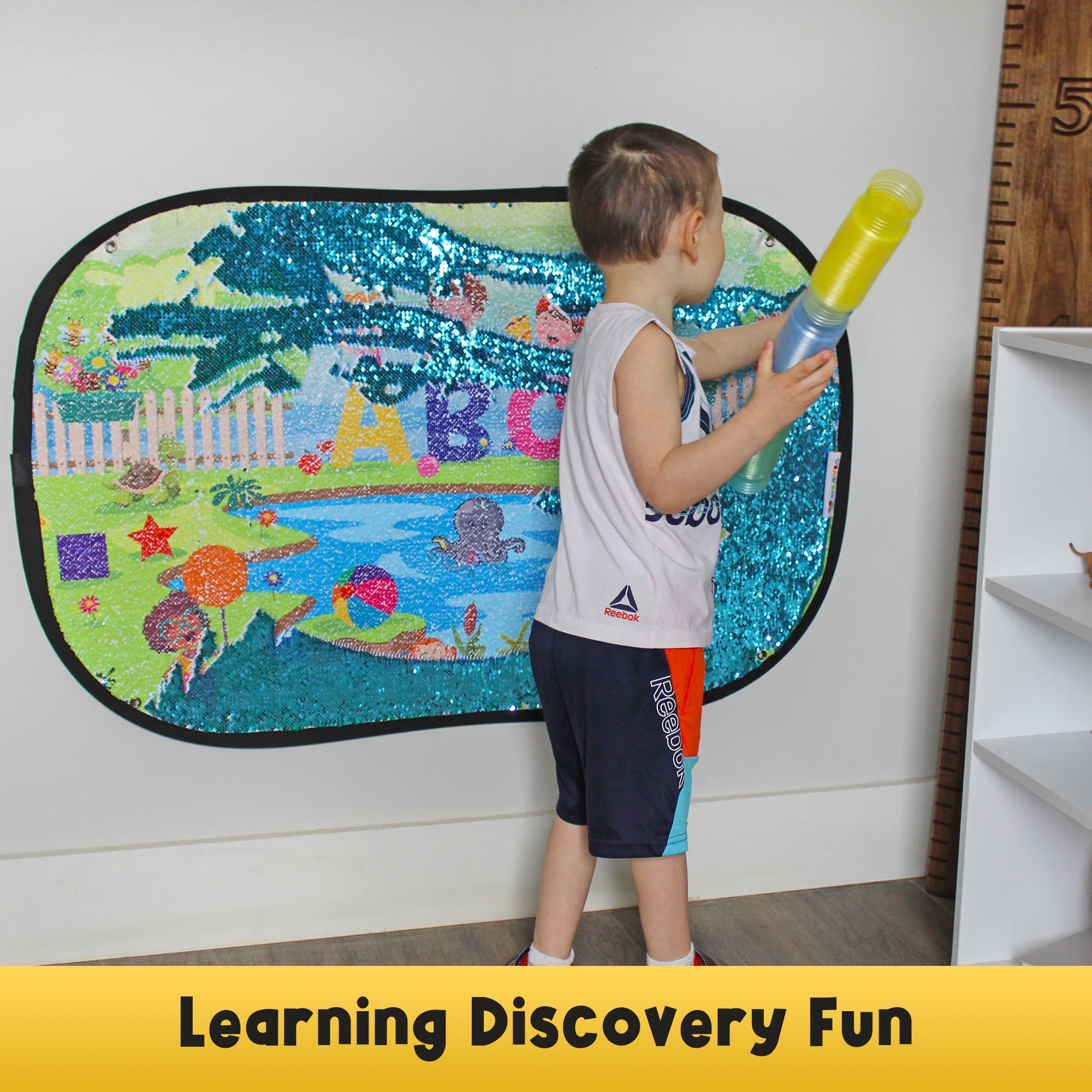 Meavia jumbo 40x27 inch panel makes a striking sensory centerpiece on any wall.