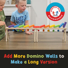 MEAVIA domino wall tabletop setup ready for quick family play.