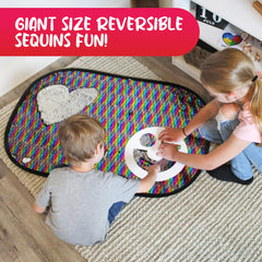 Meavia sequin stencils 6 designs enabling easy creative designs on the mat