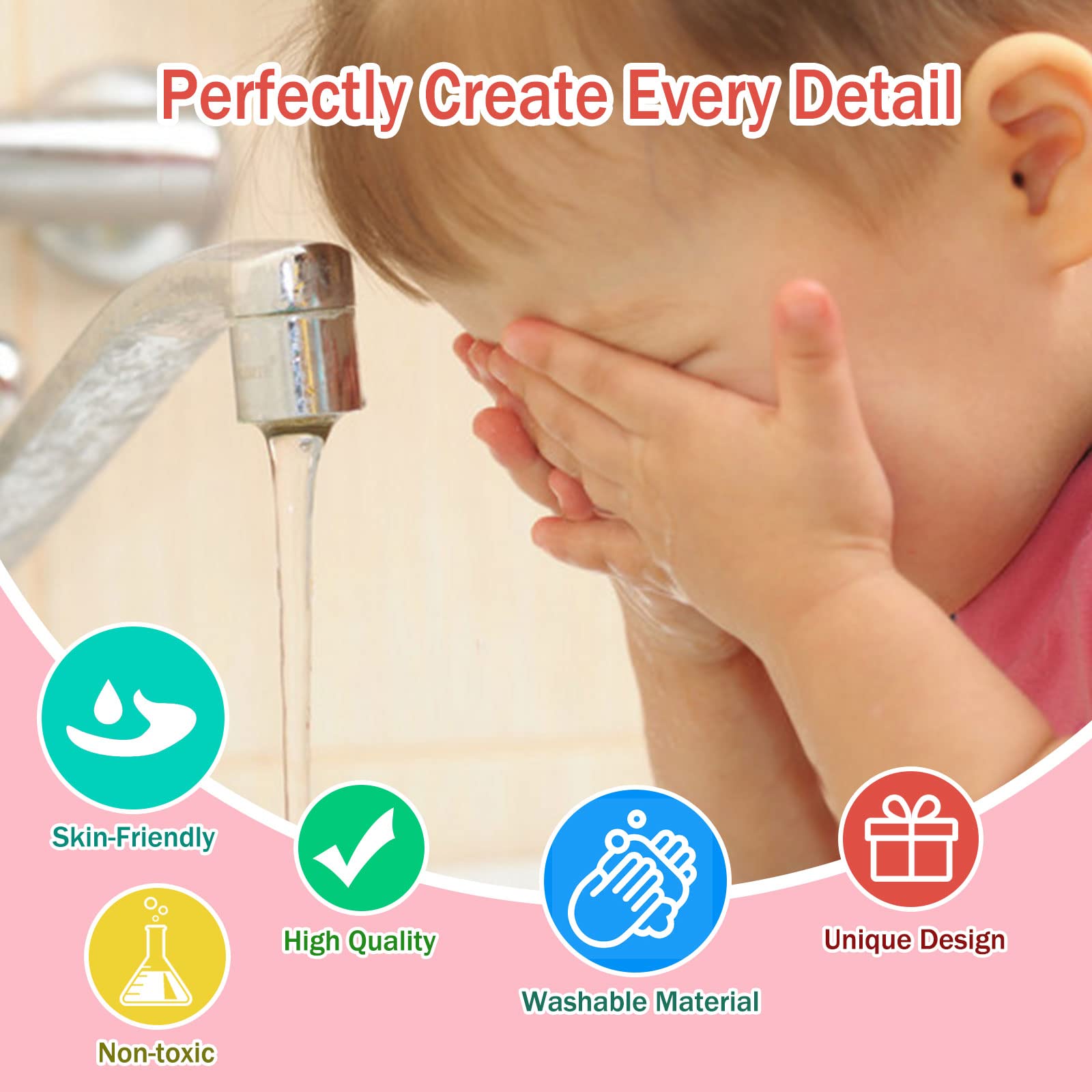 Mebtmel safe and washable makeup for girls 5+.