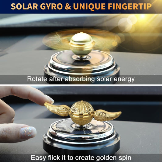Mechaniker dashboard ornament showing sunlit rotation for a lively, energy-free display.